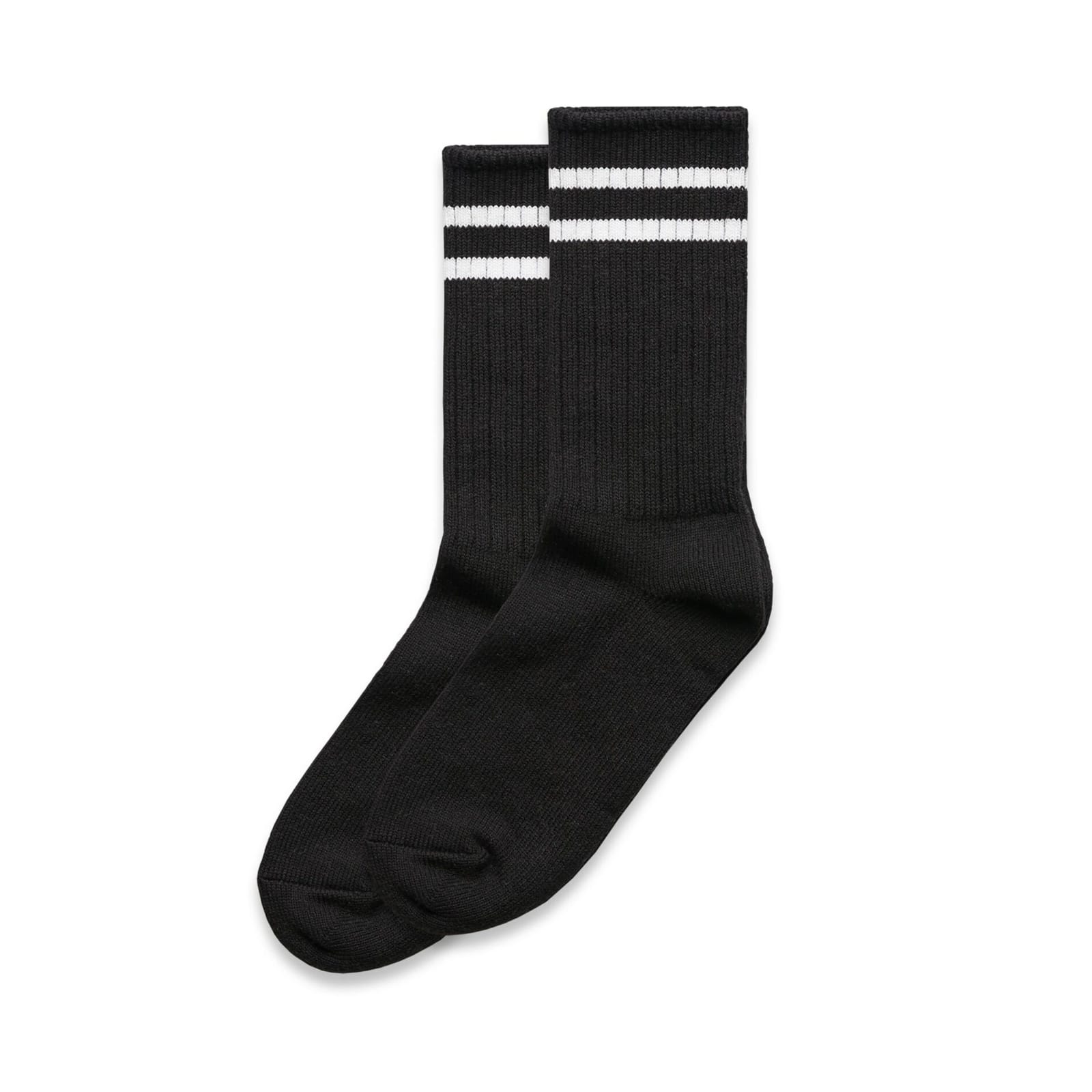 Black school socks with white stripes - Tekiria General Suppliers LTD